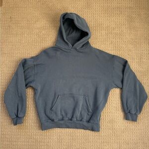 Steel Blue Double Layer Hoodie